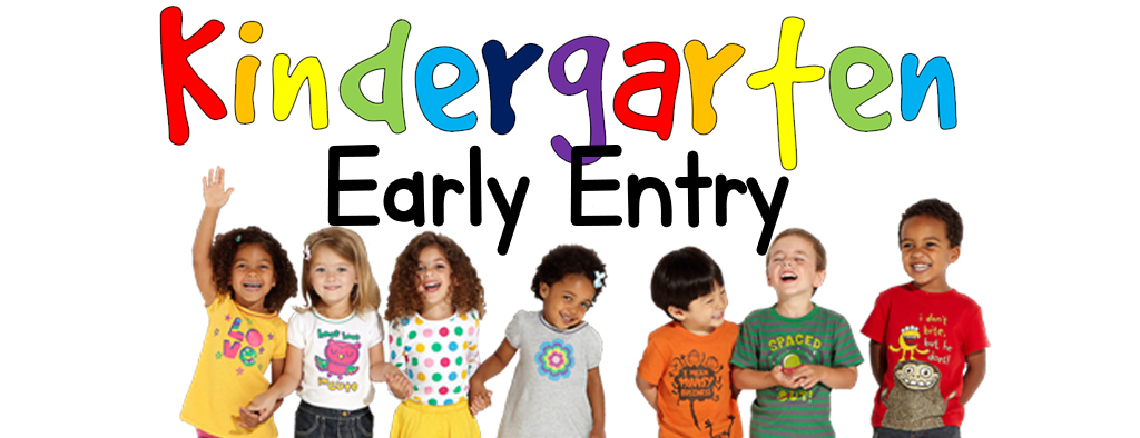 Kindergarten Early Entry Web Banner 