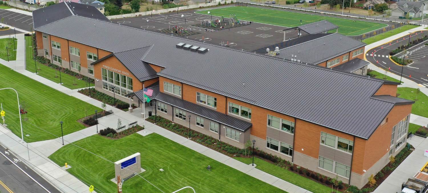 Drone view of Pioneer