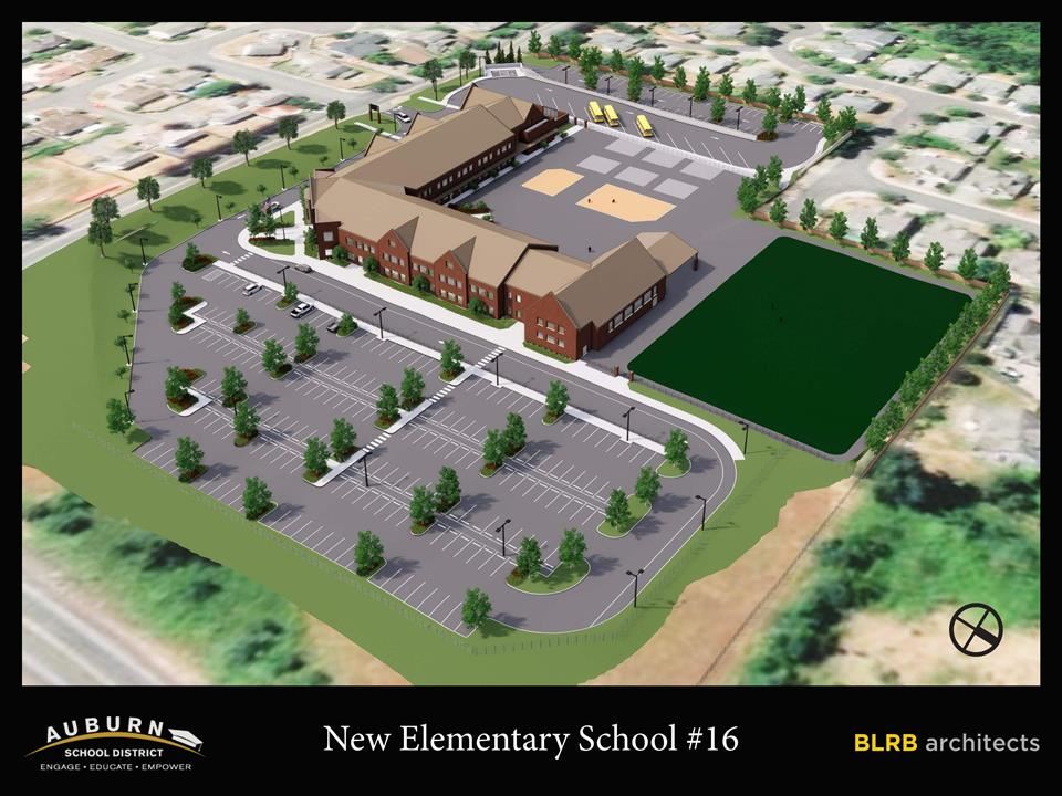 Rendering Elementary 16 General Parking 