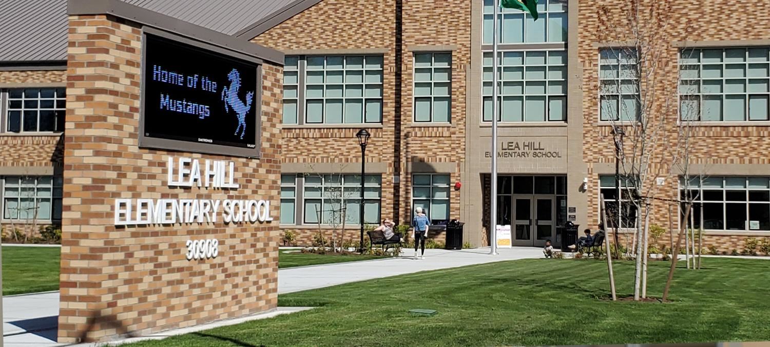Front of Lea Hill