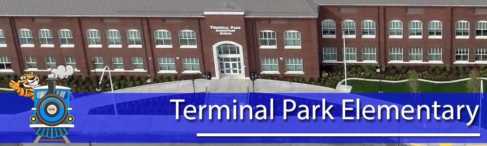 Front of Terminal Park Elementary Drone Shot Web Banner