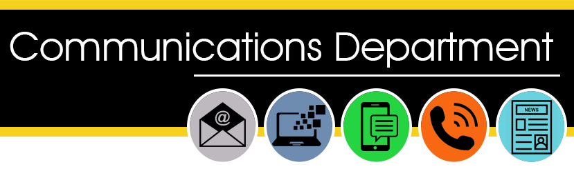 Communications Department Header 