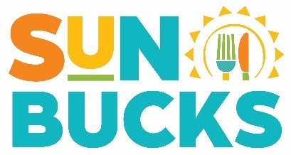 A colorful text with a sun and a light bulbDescription automatically generated