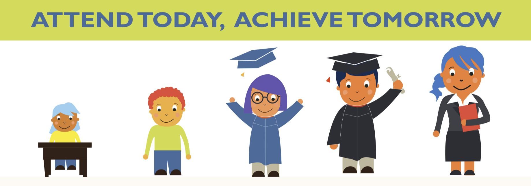 Attend Today, Achieve Tomorrow - Attendance is important!