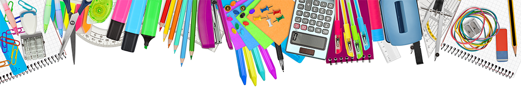School Supply Banner 