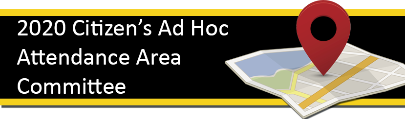 2020 Citizen's Ad Hoc  Attendance Area Committee Banner 